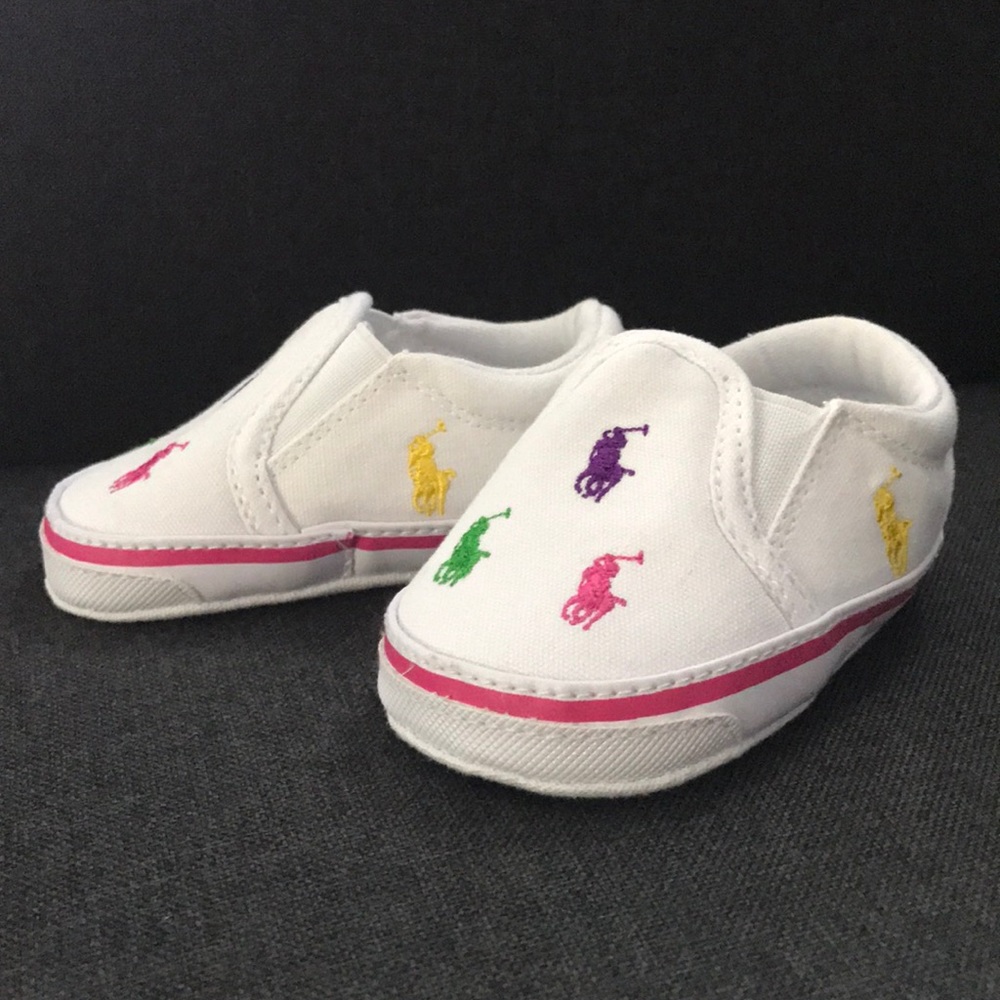 Ralph Lauren layette repeat slip on shoes